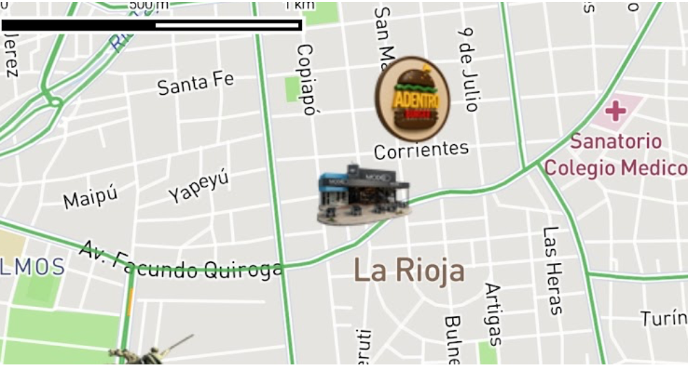 Pin en el mapa